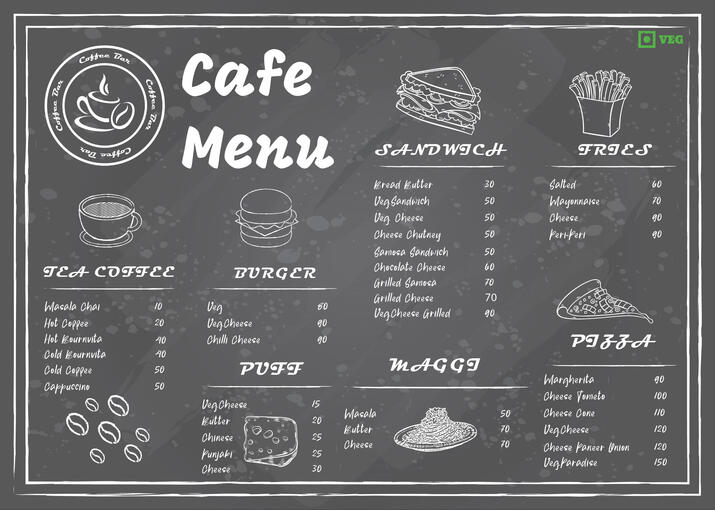 Cafe Menu Design